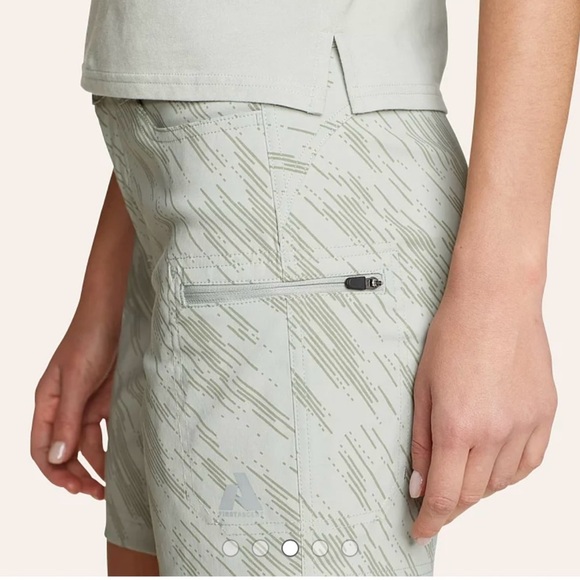 Eddie Bauer Guide Pro Shorts in sage. Women’s size 12. - Picture 3 of 11